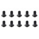 TEAM CORALLY - STEEL SCREWS M4 X 6MM - HEX BUTTON HEAD - 10 - C-30110