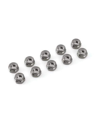 Nylstop alu M2 - Gris - 10pcs - CORALLY - C-31013