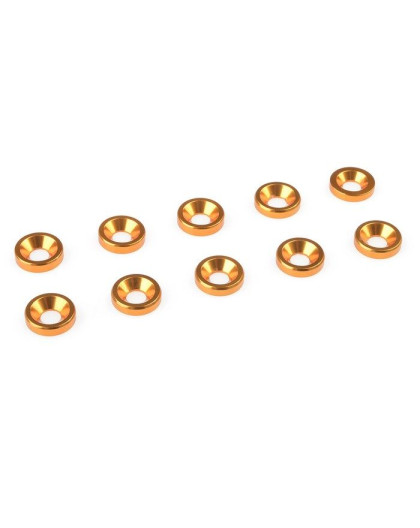 Rondelle alu FHC M3 - Or - 10 pcs - CORALLY - C-31200
