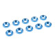 Rondelle alu FHC M4 - Bleu - 10 pcs - CORALLY - C-31214