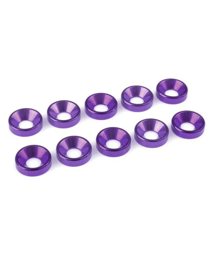Rondelle alu FHC M5 - Violet - 10 pcs - CORALLY - C-31222