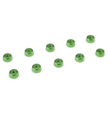 Rondelle alu CHC M2 - Vert - 10 pcs - CORALLY - C-31251