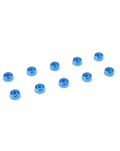 Rondelle alu CHC M2 - Bleu - 10 pcs - CORALLY - C-31254