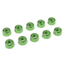 Rondelle alu CHC M4 - Vert - 10 pcs - CORALLY - C-31281