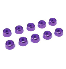 Rondelle alu CHC M4 - Violet - 10 pcs - CORALLY - C-31282