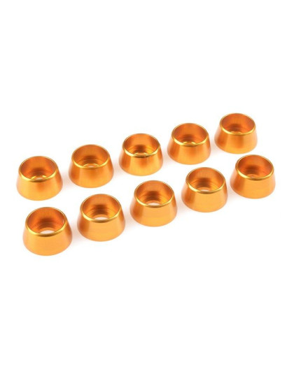 Rondelle alu CHC M5 - Or - 10 pcs - CORALLY - C-31290