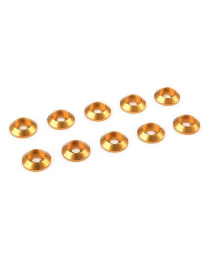Rondelle alu BHC M3 - Or - 10 pcs - CORALLY - C-31300