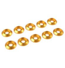 Rondelle alu BHC M4 - Or - 10 pcs - CORALLY - C-31320