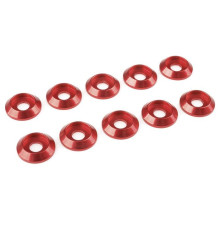 TEAM CORALLY - ALUMINIUM WASHE R - FOR M4 BUTTON HEAD SCREWS - C-3132