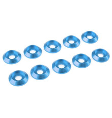 Rondelle alu BHC M4 - Bleu - 10 pcs - CORALLY - C-31324