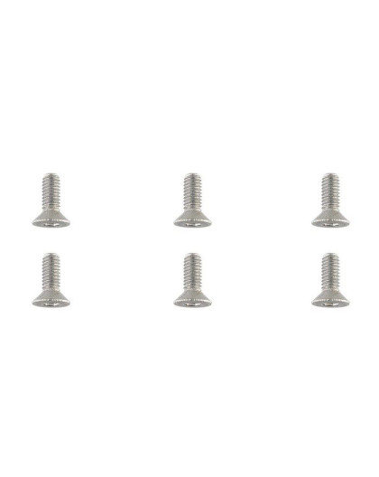 Vis titane FHC M3 x 8mm - 6 pcs - CORALLY - C-34012