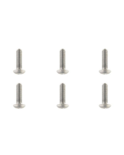 TEAM CORALLY - TITANIUM SCREWS M3 X 10MM - HEX BUTTON HEAD - - C-3402
