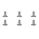 TEAM CORALLY - TITANIUM SCREWS M4 X 8MM - HEX FLAT HEAD - 6 - C-34030