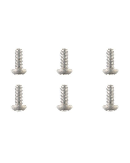 TEAM CORALLY - TITANIUM SCREWS M4 X 10MM - HEX BUTTON HEAD - - C-3404
