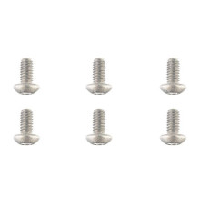 TEAM CORALLY - TITANIUM SCREWS M4 X 8MM - HEX BUTTON HEAD - - C-34041