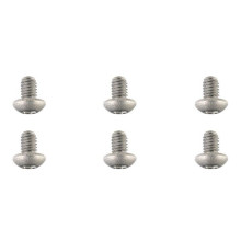 TEAM CORALLY - TITANIUM SCREWS M4 X 6MM - HEX BUTTON HEAD - - C-34040