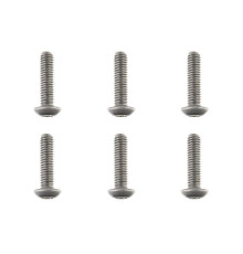 TEAM CORALLY - TITANIUM SCREWS M4 X 16MM - HEX BUTTON HEAD - - C-3404