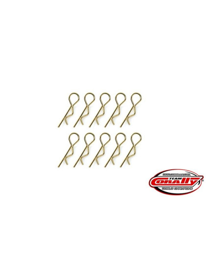 Clips carro. Petit - Or - 10 pcs - CORALLY - C-35104