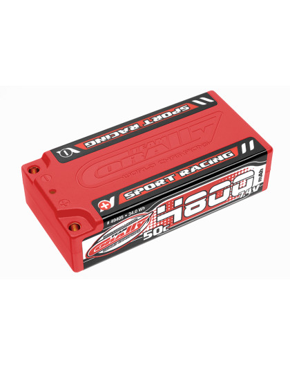 Lipo SportRac. 50C 4800mah 2S Shorty - CORALLY - C-49405
