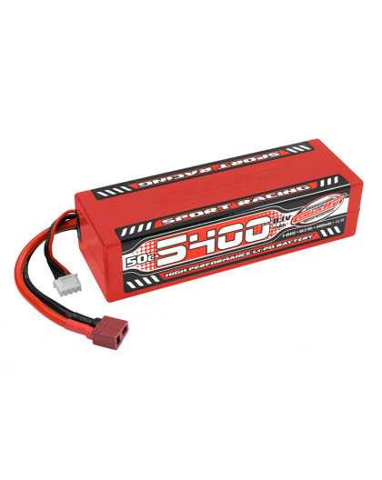 Lipo SportRacing 50C 5400mah 3S Stick - CORALLY - C-49445