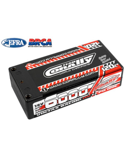 Lipo Voltax HV 120C 6000mah 2S Shorty - CORALLY - C-49606