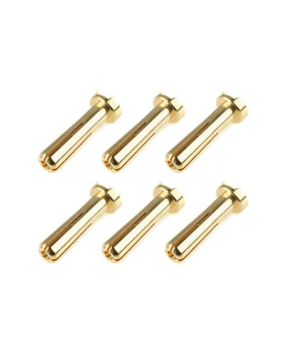 TEAM CORALLY - BULLIT CONNECTO R 4.0MM - MALE - SOLID TYPE - - C-5015