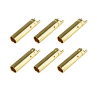 TEAM CORALLY - BULLIT CONNECTO R 4.0MM - FEMALE - GOLD PLATED - C-501