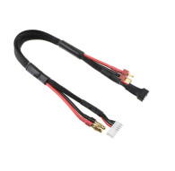 TEAM CORALLY - CHARGE/BALANCE LEAD - T-PLUG 3S - CHARGER 6S - C-50282