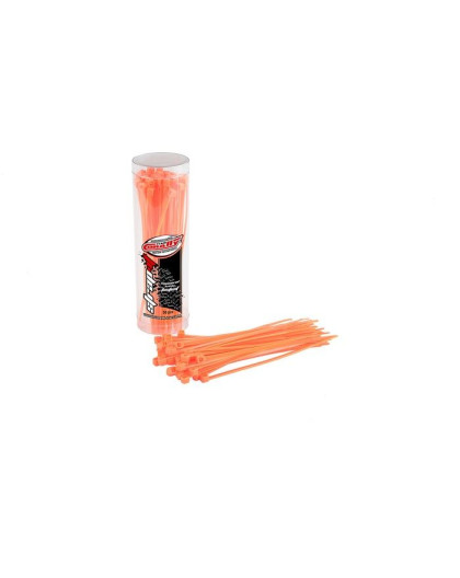 Collier rilsan Orange 2.5x100mm 50 pcs - CORALLY - C-50503
