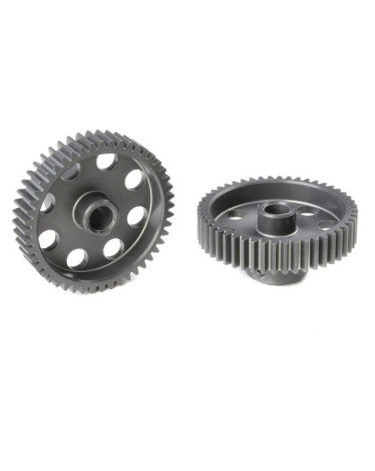 TEAM CORALLY - 64 DP PINION - SHORT - HARD ANODISED AL7075 - - C-7034