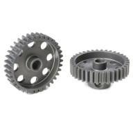 TEAM CORALLY - 48 DP PINION - SHORT - HARD ANODISED AL7075 - - C-7043