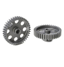 TEAM CORALLY - 48 DP PINION - SHORT - HARD ANODISED AL7075 - - C-7043