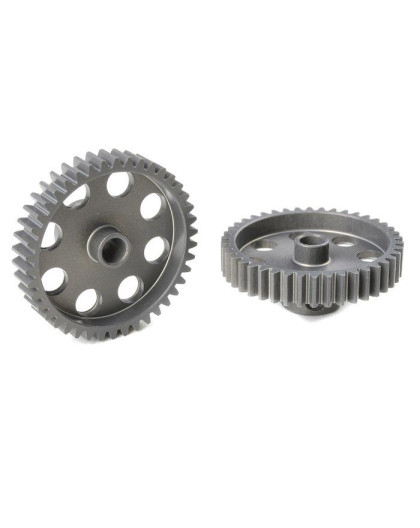 TEAM CORALLY - 48 DP PINION - SHORT - HARD ANODISED AL7075 - - C-7044