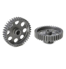 TEAM CORALLY - 48 DP PINION - SHORT - HARD ANODISED AL7075 - - C-7043