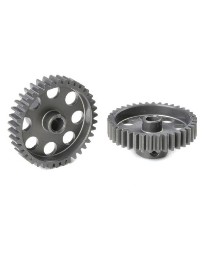 TEAM CORALLY - 48 DP PINION - SHORT - HARD ANODISED AL7075 - - C-7043