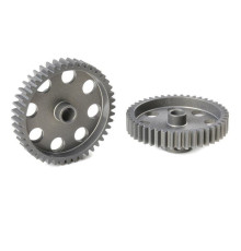 TEAM CORALLY - 48 DP PINION - SHORT - HARD ANODISED AL7075 - - C-7044