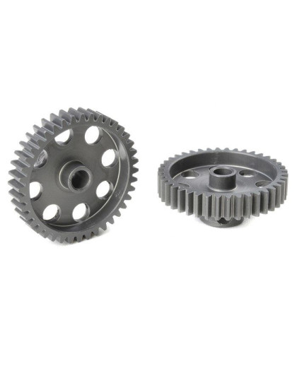 TEAM CORALLY - 48 DP PINION - SHORT - HARD ANODISED AL7075 - - C-7044