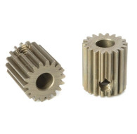TEAM CORALLY - 64 DP PINION - SHORT - HARDENED STEEL - 18 TE - C-7131