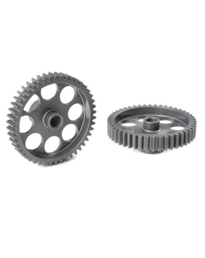 TEAM CORALLY - 48 DP PINION - SHORT - HARD ANODISED AL7075 - - C-7044