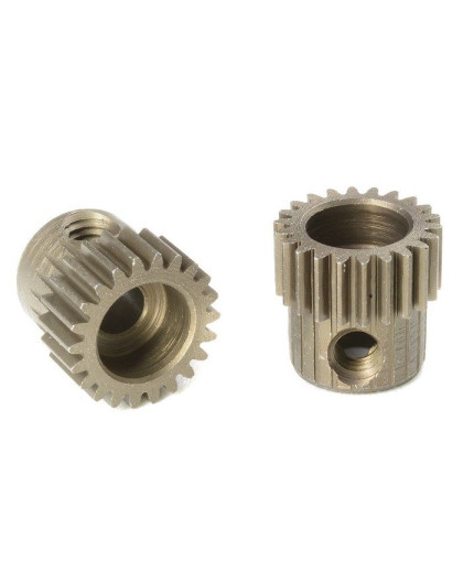 TEAM CORALLY - 64 DP PINION - SHORT - HARDENED STEEL - 22 TE - C-7132