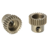TEAM CORALLY - 64 DP PINION - SHORT - HARDENED STEEL - 25 TE - C-7132