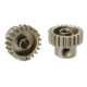 TEAM CORALLY - 48 DP PINION - SHORT - HARDENED STEEL - 21 TE - C-7142