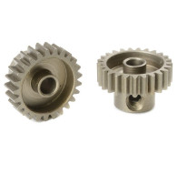 TEAM CORALLY - 48 DP PINION - SHORT - HARDENED STEEL - 25 TE - C-7142