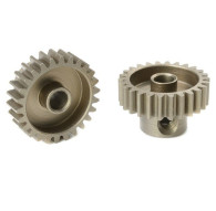TEAM CORALLY - 48 DP PINION - SHORT - HARDENED STEEL - 26 TE - C-7142