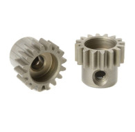 TEAM CORALLY - M0.6 PINION - S HORT - HARDENED STEEL - 16 TEE - C-716