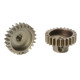 TEAM CORALLY - M0.6 PINION - S HORT - HARDENED STEEL - 24 TEE - C-716