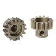 TEAM CORALLY - M1.0 PINION - S HORT - HARDENED STEEL - 15 TEE - C-727