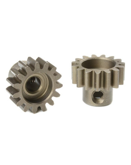TEAM CORALLY - M1.0 PINION - S HORT - HARDENED STEEL - 15 TEE - C-727