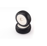 Pair of tyres BANGKOK V2 Rain Mounted - HOT RACE