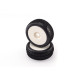 Pair of tyres SAHARA White Mounted - HOT RACE
